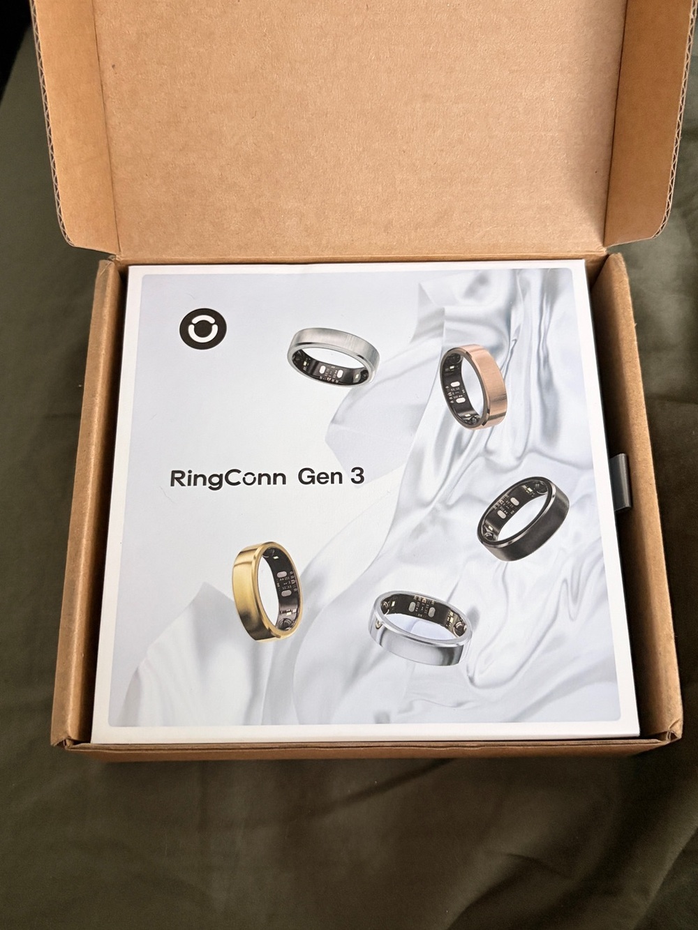 RingConn Gen 3 Smart Ring, Royal Gold - Picture 3 of 5